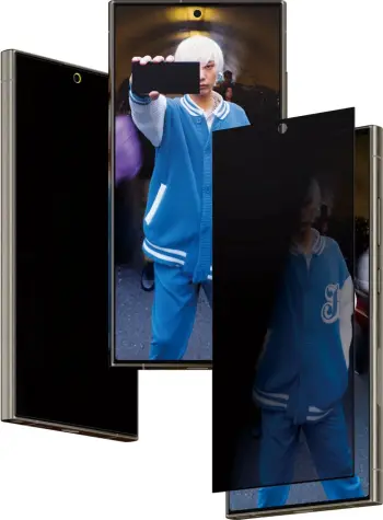 Mbrojtës ekrani PanzerGlass Ultra Wide Fit Privacy, për Samsung Galaxy S24 Ultra, xham i temperuar, transparent