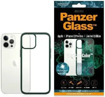 Mbrojtëse PanzerGlass ClearCase për iPhone 12 Pro Max, e gjelbër