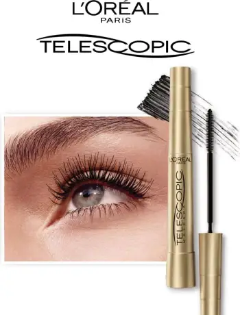 Maskarë L’Oreal Telescopic, Black, 8 ml