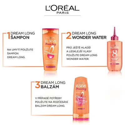 Balsam L'Oreal Paris Elseve Dream Long 8 Second Wonder Water 200 ml - 1