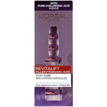 Ampula për fytyrë Loreal Revitalift Filler, 7 ampula, 7 x 1.3 ml