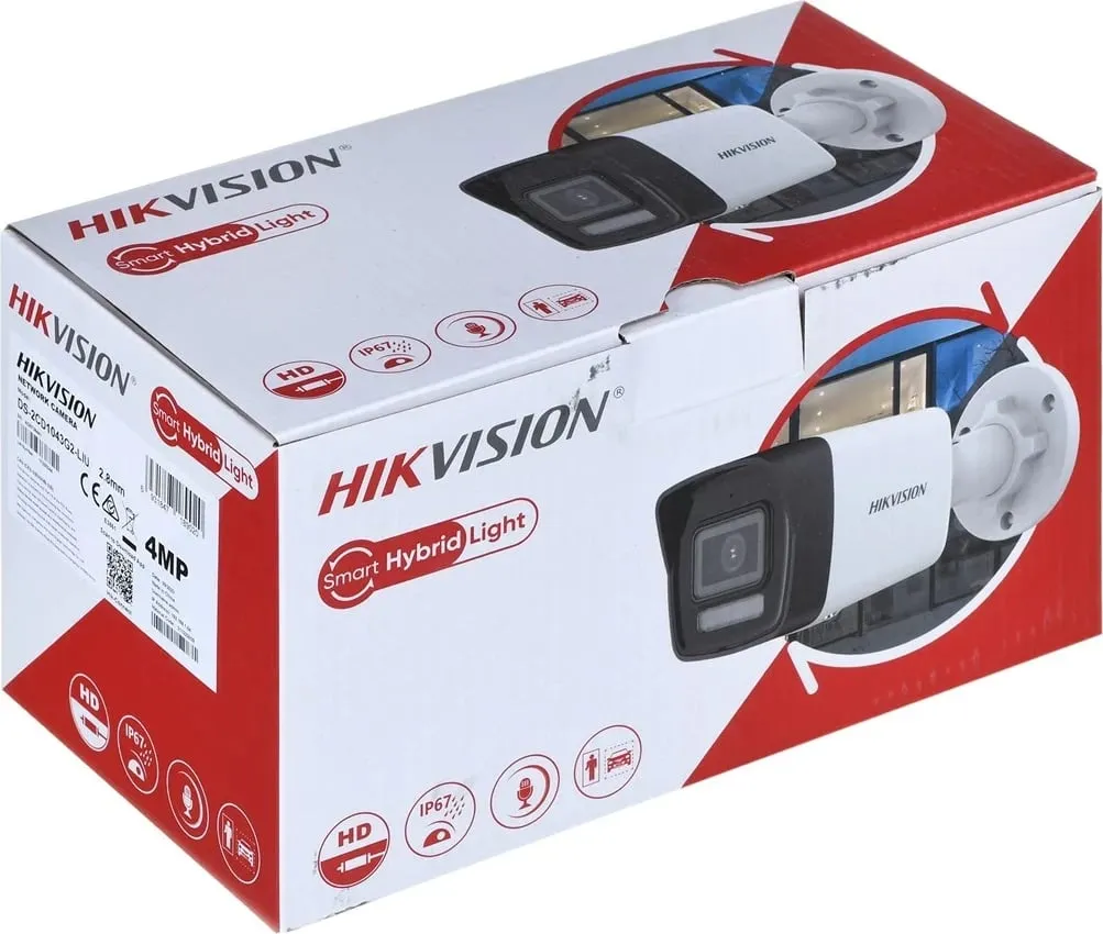 Kamerë IP Hikvision DS-2CD1043G2-LIU, 2.8mm, Bullet, Bardhë - 1