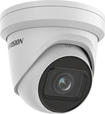 Kamerë sigurie IP Hikvision DS-2CD2H43G2-IZS, 4MP, turret, për jashtë, Bardhë