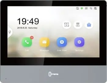Video-interfon Hikvision DS-KH8350-WTE1, 7 inç, TFT, i zi