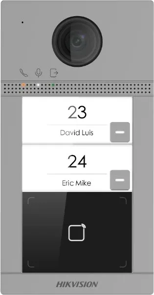 Interkom dere Hikvision DS-KV8213-WME1(C), 2MP, IP65, Gri - 1