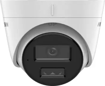 Kamerë sigurie dome Hikvision DS-2CD1321G2-LIU, 2.8mm, IP67, me mikrofon, Bardhë
