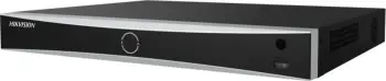 NVR Hikvision 8-kanalësh 1U, 8 PoE, AcuSense, 4K, i zi