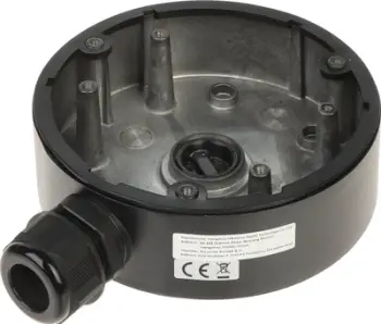 Mbajtëse tavani për kamera dome Hikvision DS-1280ZJ-DM21, aliazh alumini, e zezë