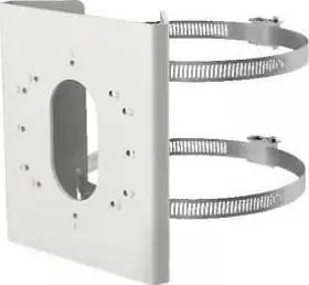 Adapter shtylle për kamera Hikvision DS-1275ZJ-S-SUS, çelik inox, i bardhë