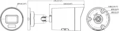 Kamerë IP Hikvision DS-2CD2087G2H-LI, 4K, lente 2.8mm, e bardhë - 5