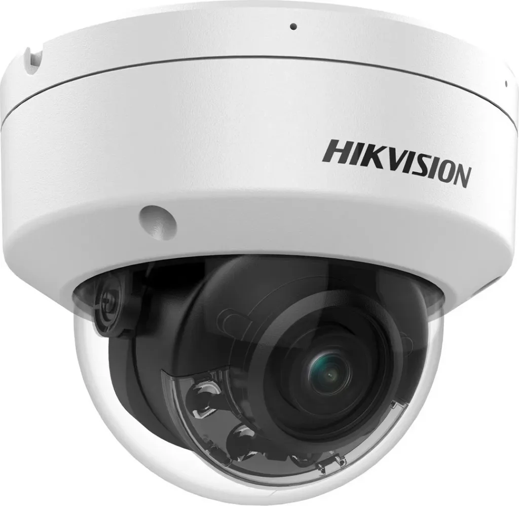 Kamerë sigurie IP Hikvision DS-2CD2187G2H-LISU(2.8mm)(eF), 8 MP, Dome, Bardhë - 1