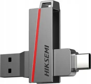 USB flash disk Hiksemi Dual Slim, 64GB, USB C dhe USB A, i zi