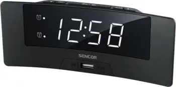 Ora digjitale Sencor SDC 4912 WH, 165x70x39mm, e zezë