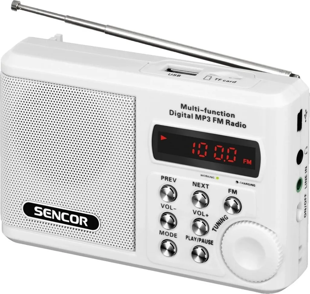 Radio Sencor SRD 7100 W, e bardhë - 1