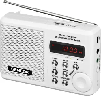 Radio Sencor SRD 7100 W, e bardhë