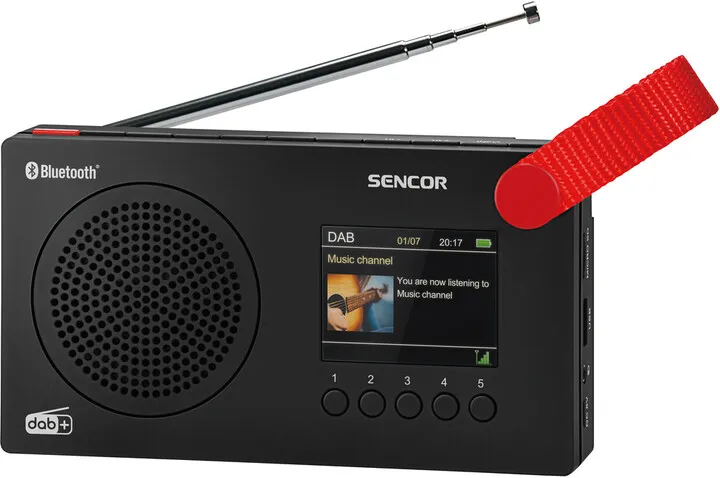 Radio Sencor SRD 7757, e zezë - 1