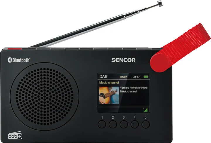 Radio Sencor SRD 7757, e zezë - 2