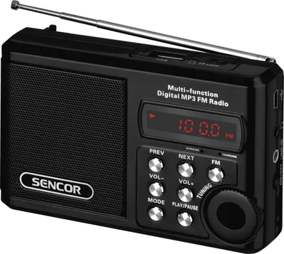 Radio Sencor SRD 7100 B, e zezë - 1