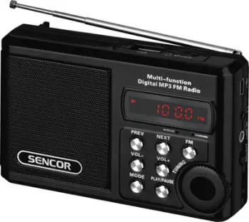 Radio Sencor SRD 7100 B, e zezë