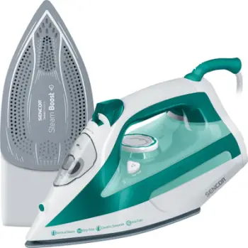Hekur me avull Sencor SSI 6100GR, 2600W, pllaka qeramike, gri