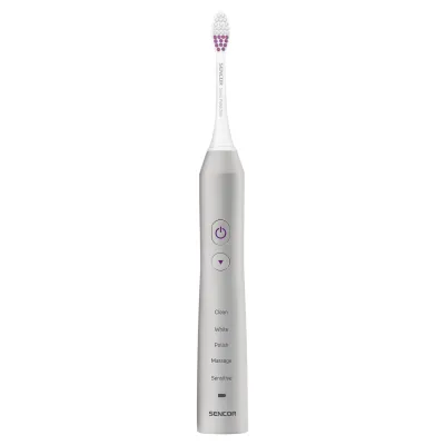 Furçë elektrike për dhëmbë Sencor Sonic SOC 3200SL, e bardhë/ Hiri - 2