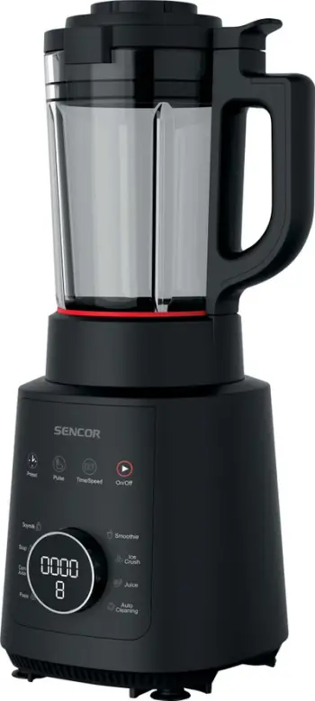 Blender për supa Sencor SBU 0510BK, enë qelqi 1.5L, panel me prekje, i zi