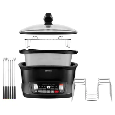 Fritezë Multifunksionale Sencor SFR 9300BK-MEG2, 4.8l, e zezë - 3