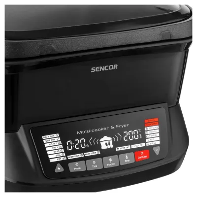Fritezë Multifunksionale Sencor SFR 9300BK-MEG2, 4.8l, e zezë - 7