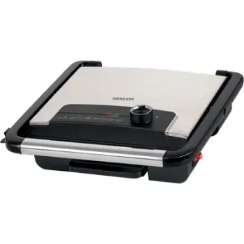 Grill elektrik Sencor SBG 3710SS, e Argjendtë / Zezë