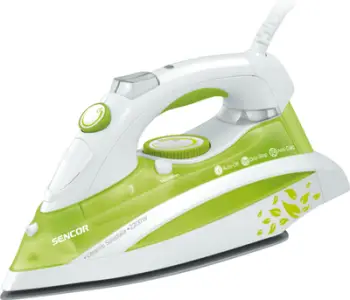 Hekur për hekurosje Sencor SSI, 2200W, i gjelbër / i bardhë