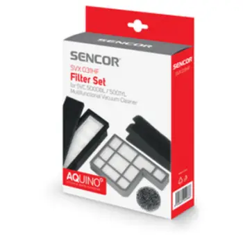 Set filtër HEPA Sencor SVX 031HF për thithëse elektrike SVC 500x, të bardhë