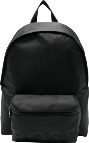 Çantë shpine Boss BOSS Logo J20364, 15L, poliester, e zezë