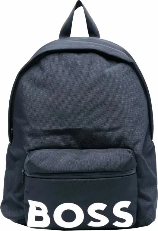 Çantë shpine Boss BOSS Logo Backpack J20372, 15L, poliester, blu navy - 1