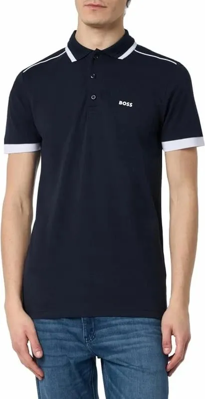 Maicë polo Boss meshkuj, blu - 2