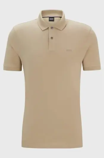 Maicë polo Boss për meshkuj, bezhë