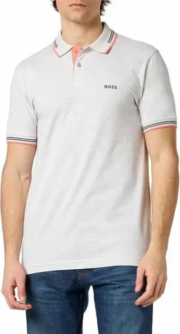 Maicë polo Boss për meshkuj, gri