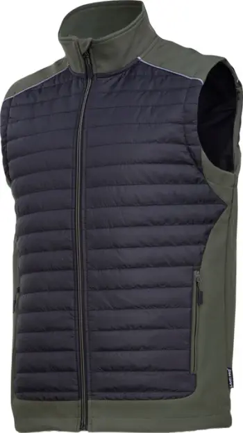 Jelet pa mëngë Lahti Pro L41318, i izoluar, madhësia 2XL, i zi e gjelbër