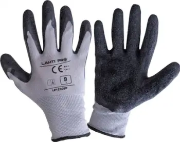 Doreza pune Lahti Pro L212311P, latex, madhësia 11, gri e zezë