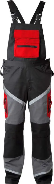 Pantallona pune Lahti Pro Dungarees (L4060505), XXL, të zeza