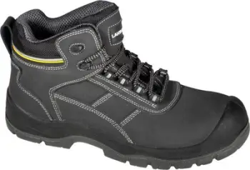 Këpucë pune Lahti Pro Nubuck, nr. 46, të zeza / të verdha