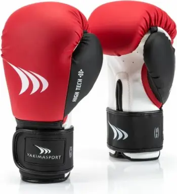 Doreza boksi YakimaSport High Tech Viper, 10 oz, të kuqe