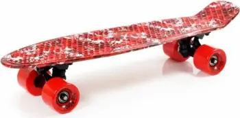 Skateboard për meshkuj, femra dhe fëmijë Yakimasport, ngjyrë e kuqe