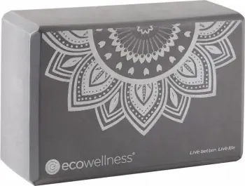 Bloku i jogës për stërvitje ECOWELLNESS QB022, ngjyrë gri