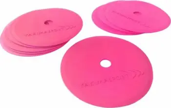 Set Markuesish Yakimasport për Fushat e Futbollit, 10 copë, Ngjyrë Rozë