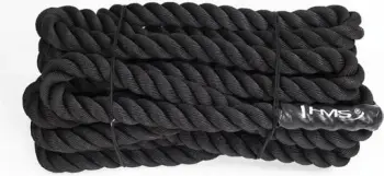 Litar ushtrimesh HMS RP02, 15 m, najlon, i zi