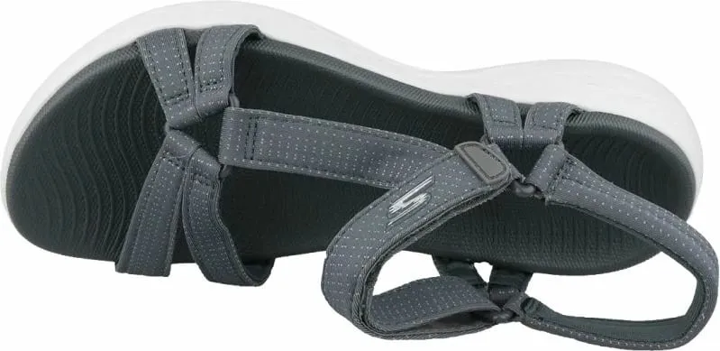 Sandale për femra Skechers, gri - 3