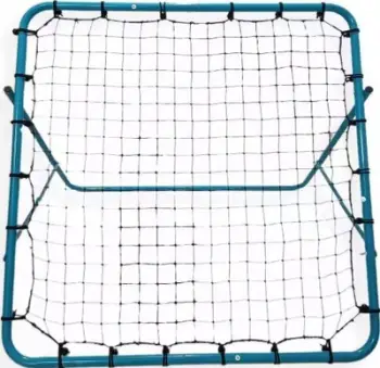 Rebounder futbolli Yakimasport Basic 100762, 100x100 cm, me rrjetë, i zi