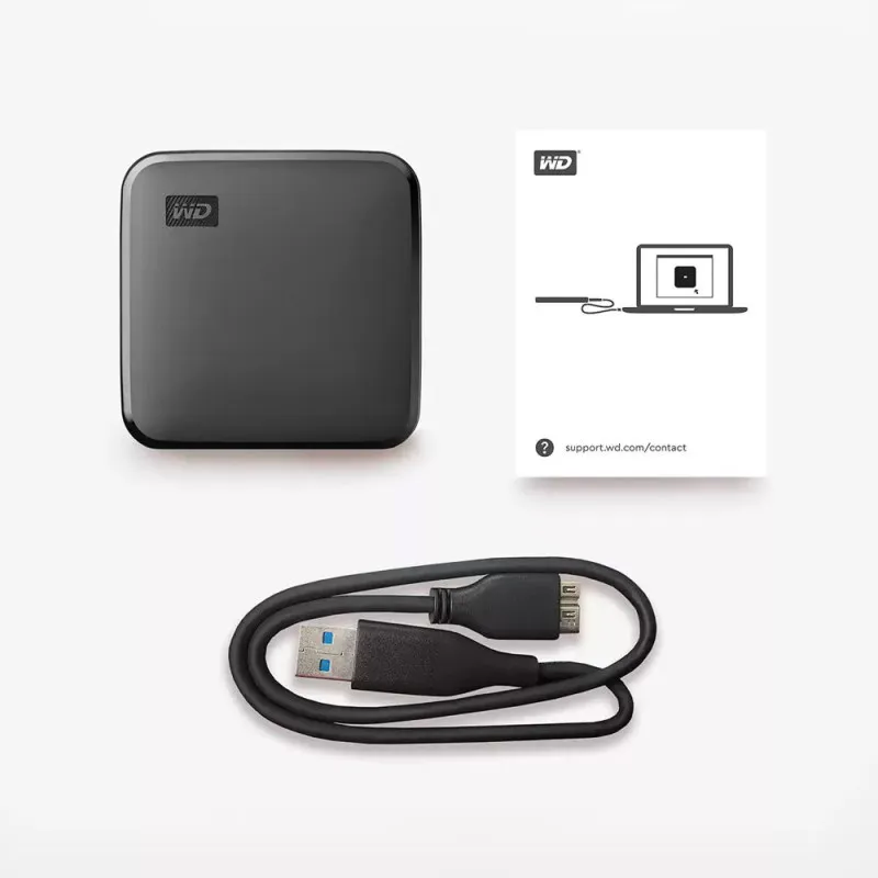 WD 2TB Elements SE Portable SSD 400Mb/s - 7