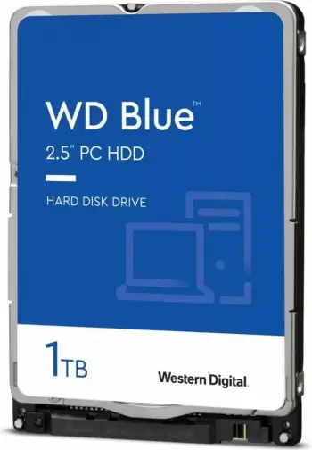 Hard Disk Western Digital Blue WD10SPZX, 1TB, 2.5", SATA/600, i kaltër