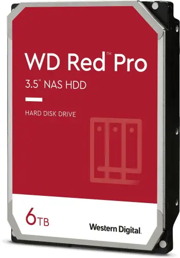 Hard Disk Western Digital WD Red Pro, 6TB, 3.5", 7200RPM, 256MB Cache, SATA, i kuq